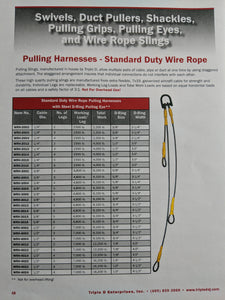 Pulling Harness - Standard Duty Wire Rope
